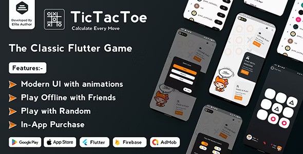 Tic Tac Toe Mobile App Template