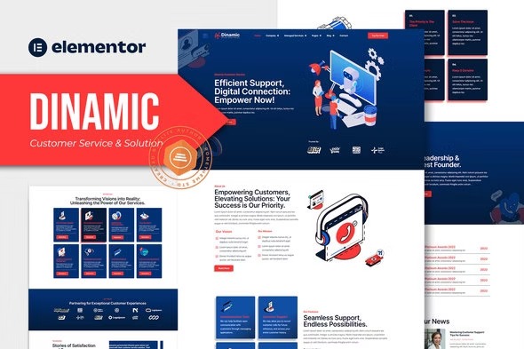 Dinamic elementor Template Kits