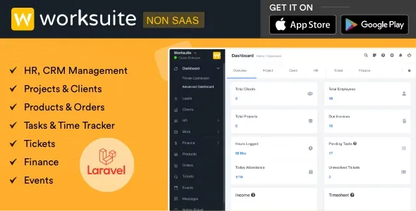 Worksuite Saas Nulled Script