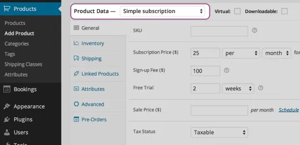 Woo Subscriptions nulled plugin