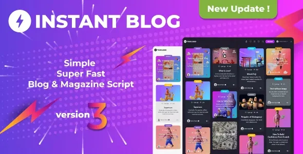 Instant Blog Nulled Script