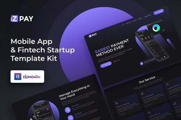 iZPAY elementor Template Kits