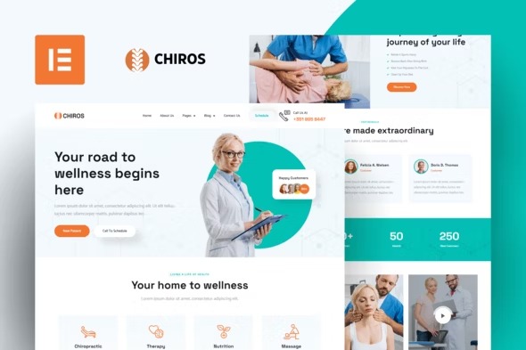 Chiros elementor Template Kits