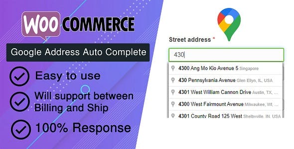 Address Autocomplete for WooCommerce nulled plugin