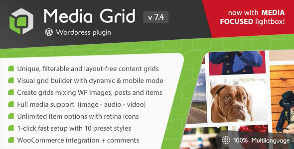 Media Grid NULLED Plugin