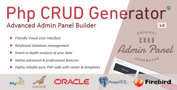 PHP CRUD Generator Nulled Script