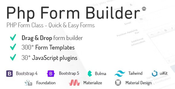 PHP Form Builder Nulled Script