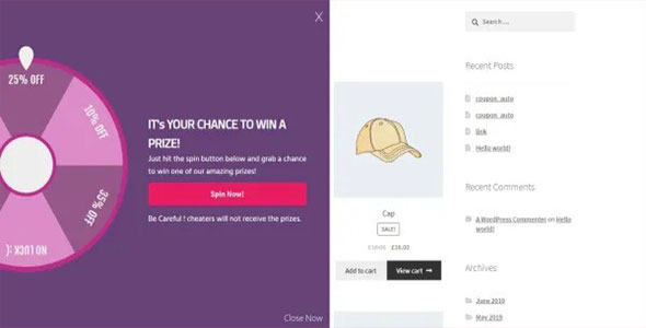 Spin Wheel For WooCommerce nulled plugin