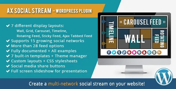 AX Social Stream nulled plugin