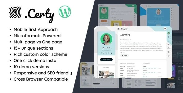 Creative Resume nulled Themes