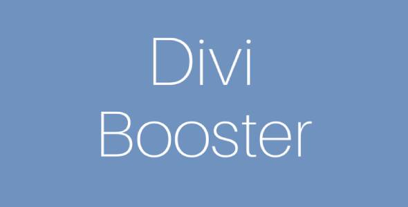 Divi Booster nulled plugin