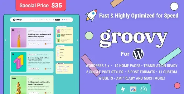 Groovy nulled Themes