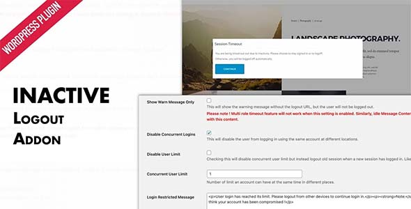 Inactive Logout Pro nulled plugin