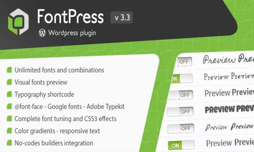 FontPress nulled plugin