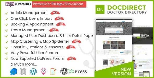 DocDirect nulled theme