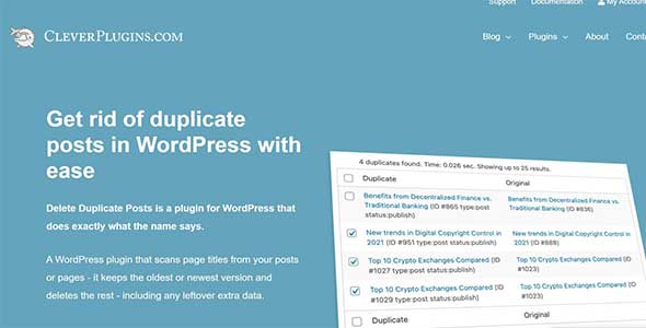 Delete Duplicate Posts Pro nulled plugin