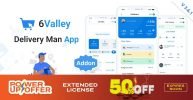 6Valley e commerce Delivery Man Mobile App Template