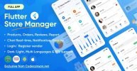Flutter Store Manager Mobile App Template