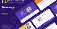 Deliveritta elementor Template Kits