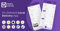 MightyDelivery Mobile App Template